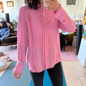 Scotch and & soda pink blouse
